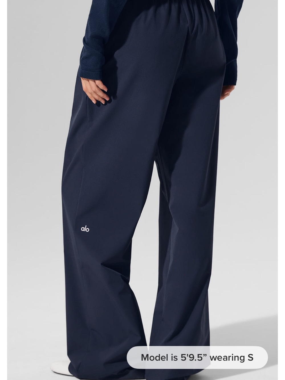 ALO Suit Up Trouser (Long) - Navy - Picture 3 of 7
